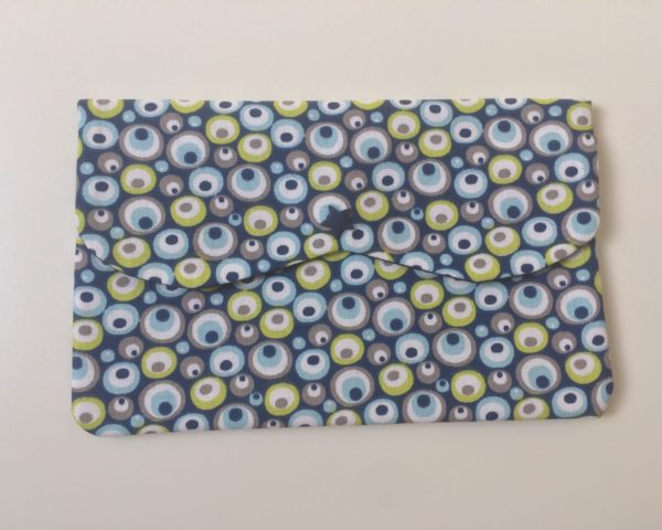 Pochette multi usages ronds bleus